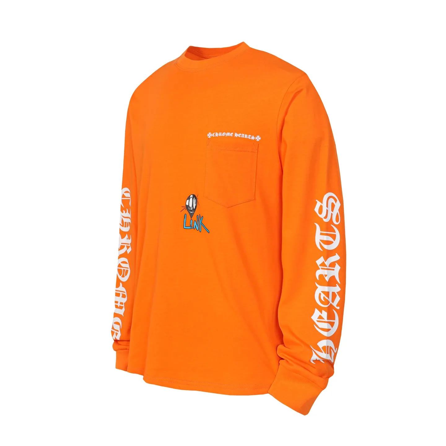P160 Cross-border model. Those who pursue quality should not place an order. -Chrome Hearts/Chrome Hearts Sanskrit graffiti spoof printed popular long-sleeved T-shirt -High weight, high density and high quality. The wool is soft, delicate and skin-friendly. It feels soft and silky. It has excellent warmth and skin-friendly properties.